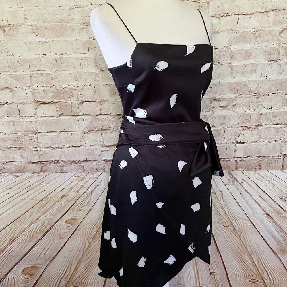ASOS neoprene tie back dress